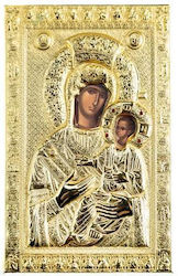 Replica a icoanei miraculoase Panagia Vemataryssa, produs autentic rotativ al Mănăstirii Vatopedi, Sfânta Mare Mănăstire Vatopedi 030401000003 10 X 7 cm