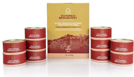 Pure Incense of Mount Athos Old Traditional Recipe 10 X 100g Authentic Product of Vatopedi Monastery Holy Great Monastery Vatopedi 28169 Walnut