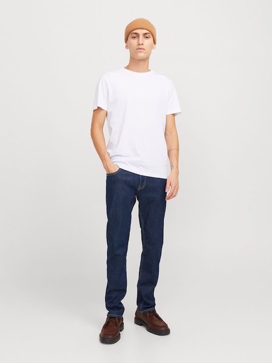 Men's Jeans Pants Elastic with Slim Fit Blue