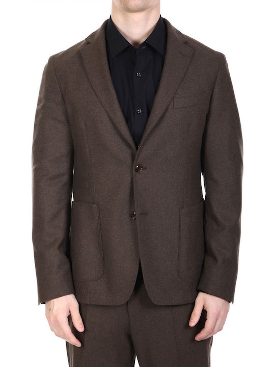 Men's Suit Jacket Slim Fit Khaki