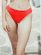 Bikini Slip Ψηλόμεσο Κόκκινο