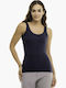 Ärmellos BLUE Damen T-Shirt
