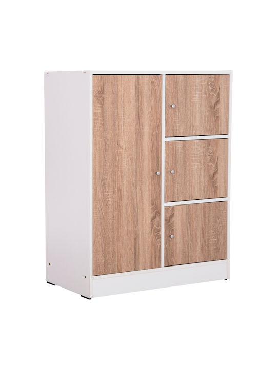 Floor Cabinet Sonama Oak-white 80x39.5x99.5cm