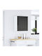 Lucca Schrank Wand Black 50x31x60cm