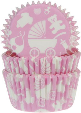 House of Marie Caramel Papers for Cupcakes Paper 5x5cm 50pcs