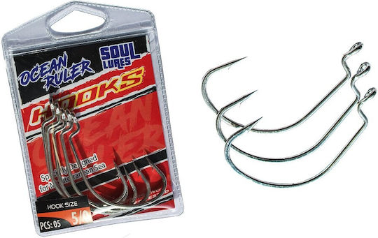 Soul Ocean Ruler Hook 5 Units No5/0