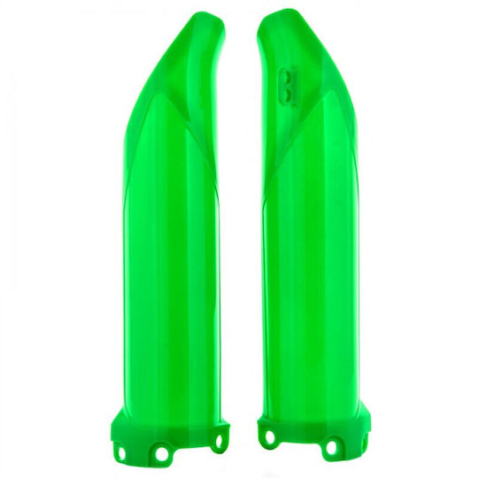 Polisport Motorcycle Fork Axle Protectors Kawasaki KX Green