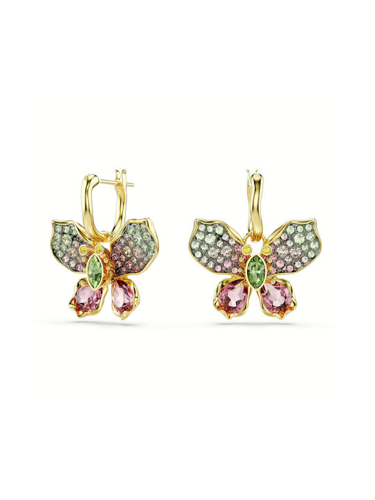 Swarovski Earrings Gold Plated