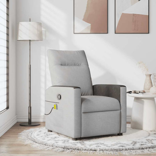 Fotoliu Relax Masaj Cloud Grey 69x86x100cm