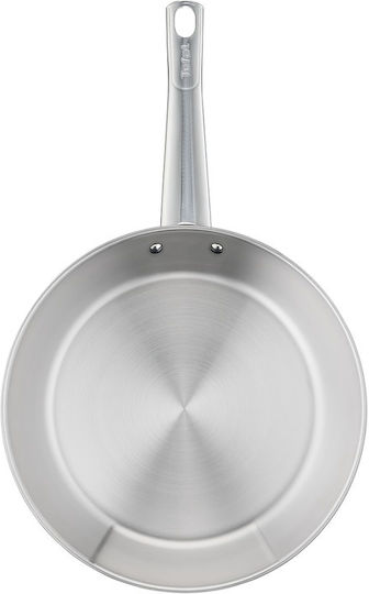 Tefal Professional Frying Pan 28 Cm Stainless Steel Induction Non-stick Coating 5-year Warranty Silver
