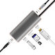 Cabletime CT-CMHD61L USB-C Docking Station mit HDMI 4K PD Ethernet Gray