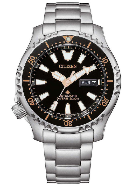 Citizen Promaster Marine Herrenuhr 42mm Automatik mit Silbernem Rostfreien Stahlarmband