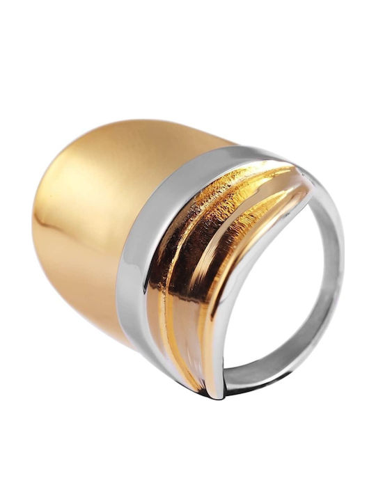 Akzent Damen Ring aus Stahl