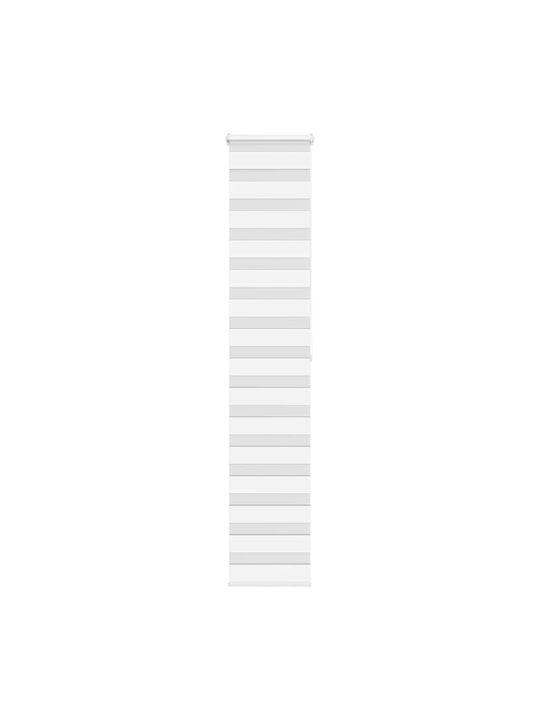 vidaXL Rollos Partieller Blackout Weiß B50xH200...