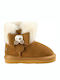 Carrie Suede Kinderstiefeletten Tabac Braun