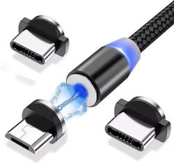 USB to Lightning / Type-C / micro USB Cable 1m EV-9091 USB to Lightning / Type-C / micro USB Cable 1m EV-9091