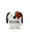 Hoptimist Dog Decorative Figure Abs White
