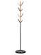 HomeMarkt Billy Καλόγερος Ξύλινος Οξιά / Μαύρος 37x37x180cm