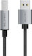 Cabletime USB 2.0 Kabel USB-A-Stecker - USB-B-Stecker Schwarz 3m CT-AMBM1-AG3