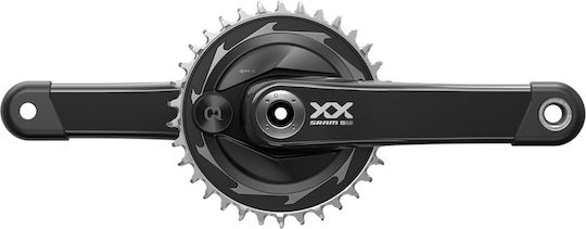 Пауърметър Sram XXSL Eagle Q174 Cl55 Dub MTB Wide 175mm Черен 34t T-тип