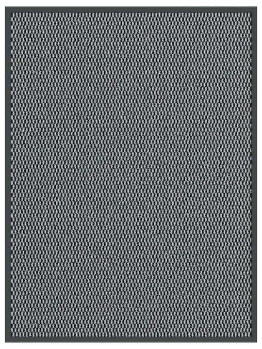 vidaXL Fußmatte Rutschfest Gray 90x120cm