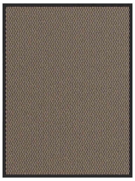 vidaXL Fußmatte Rutschfest Braun 90x120cm