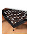Silk Fashion Кариран 264-1 Черно 85x85бр