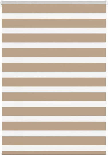 vidaXL Roller Blinds Partial Blackout Brown W95xH150cm 4014546
