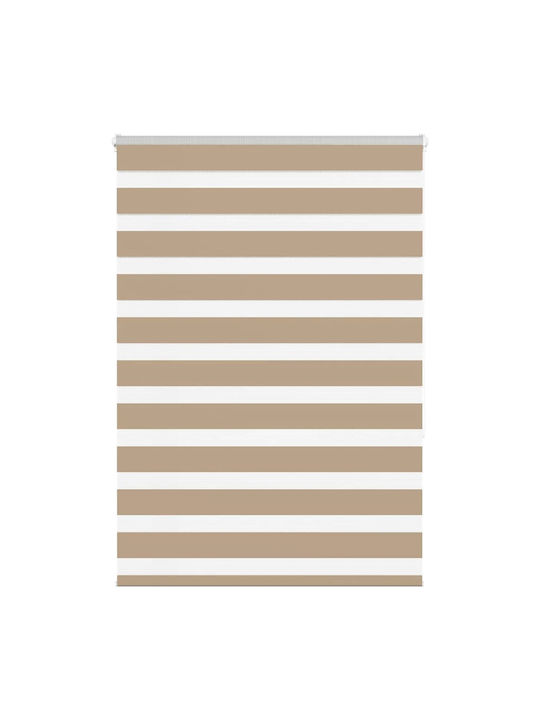 vidaXL Roller Blinds Partial Blackout Brown W110xH150cm 4014549