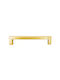 Marmouris Furniture Handle Metal Gold 140mm (Hole Centers 128mm) 526-128