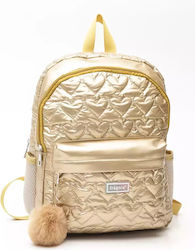 Fragola Kids Bag Backpack Gold 28cmx28cmx28cmcm Fragola Kids Bag Backpack Gold 28cmx28cmx28cmcm