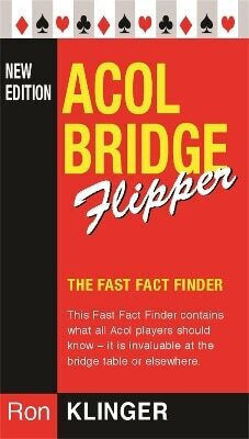 Acol Bridge Flipper Ron Klinger Reference 0401