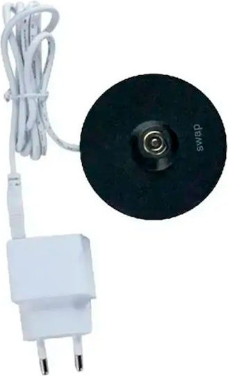 Ladestation für Tischlampe IP54 Schwarz Olimpia LD0900RB Zafferano LD0900RB Schwarz