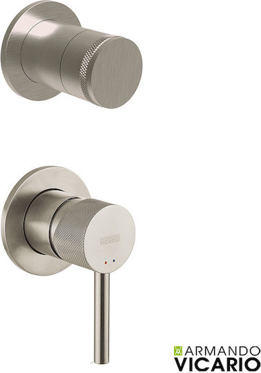 Armando Vicario pentru Duș 3 ieșiri Inox Argintiu