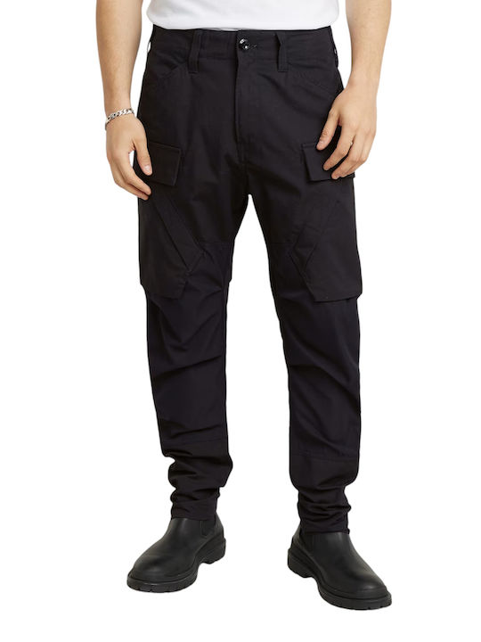 3d Ανδρικό Παντελόνι Cargo Regular Fit Black