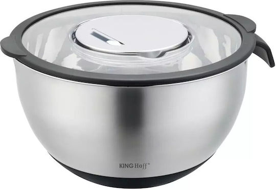 KING Hoff Inox Salad Bowl Silver KING Hoff Inox Salad Bowl Silver