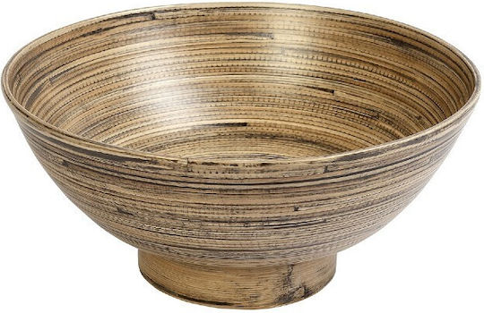 Espiel Bali Wooden Salad Bowl Brown 25x15x15cm