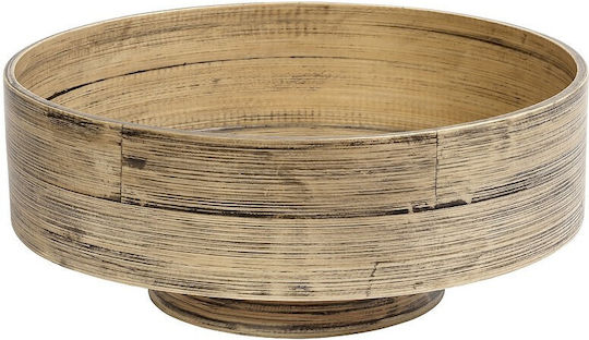 Espiel Bali Serving Bowl Round made of Bamboo with Diameter 35cm