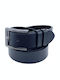 LEATHERETTE Wide Men's Belt Leather Black