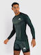 Venum Long Sleeve Shirt VENUM-05359-005 for Jiu-Jitsu Green