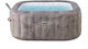 Lay-Z-Spa Rome MaxHold EnergySense UltraFit Smart AirJet Square PVC Swimming Pool 840L Inflatable with Hydromassage 180x180x66cm Brown Marble