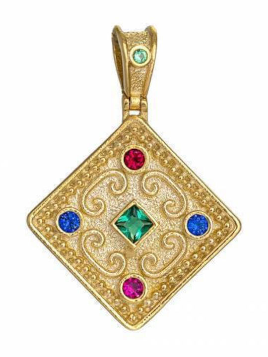 Charm Talisman Made of 9 K Gold