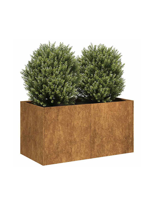 vidaXL Planter Box Metal Maro 80x40x40cm.