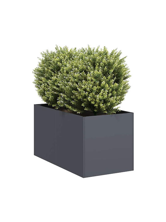 vidaXL Planter Box 40x40cm Charcoal 860733