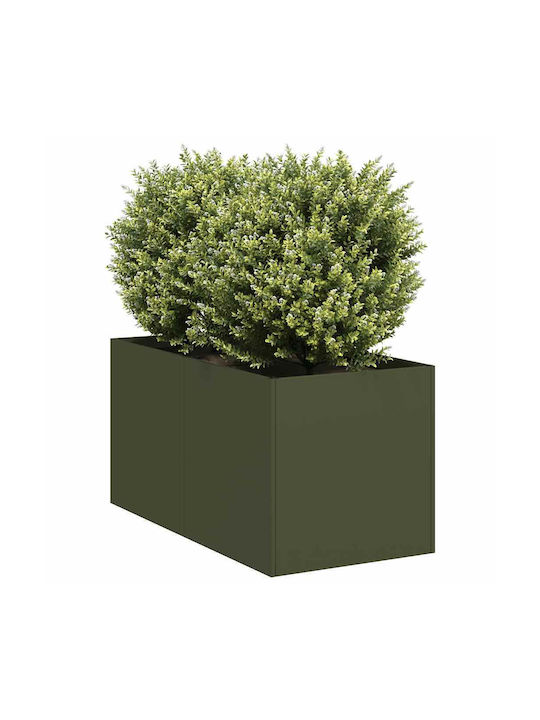 vidaXL Planter Box 40x40cm Green 860734