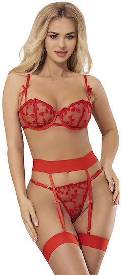 Subblime Sexy Lingerie Sets Red Plus Size