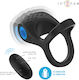 Intense Vibrating Ring Cock Silicone Black D-242062