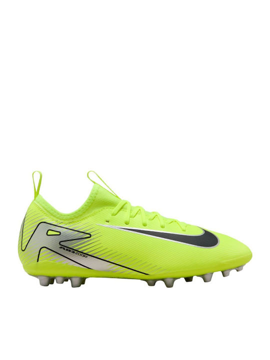 Παιδικά Ποδοσφαιρικά Παπούτσια Jr Zoom Vapor 16 Academy Ag με Τάπες Κίτρινα