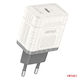 AMiO Încărcător Fără Cablu GaN cu Port USB-C 30W Livrarea energiei Albς (04285)