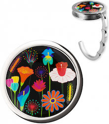 Handbag Hook Table Flowers Pylones Handbag Hook Dîner En Ville Jardin Fleuri